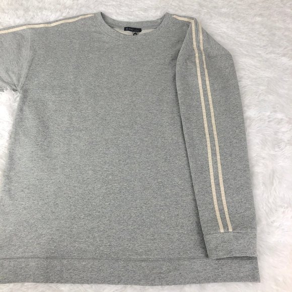 Heather Grey Sweatshirt Long Sleeve 100% Cotton M - Picture 5 of 10